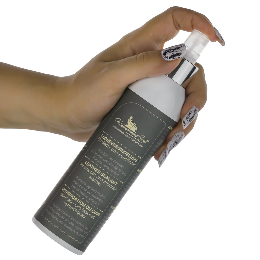 Leather sealant for real and artificial leather