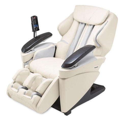 The Powerful One - Panasonic EP-MA70CX802 Real Pro Hot Stone Massage Chair-Beige Faux Leather Massage Chair World