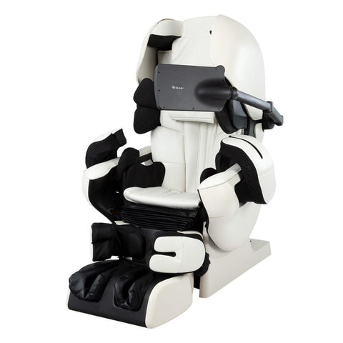 The Robo - Family Inada Therapina Robo HCP-LPN30000-massage-chair-white-artificial-leather-massage-chair World