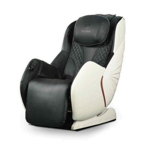 OGAWA MySofa Luxe OS3161S-Massage Chair-Black-White-Artificial Leather Massage Chair World