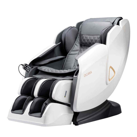 OGAWA Smart Reluxe OG6383-Massage Chair Grey Faux Leather Massage Chair World